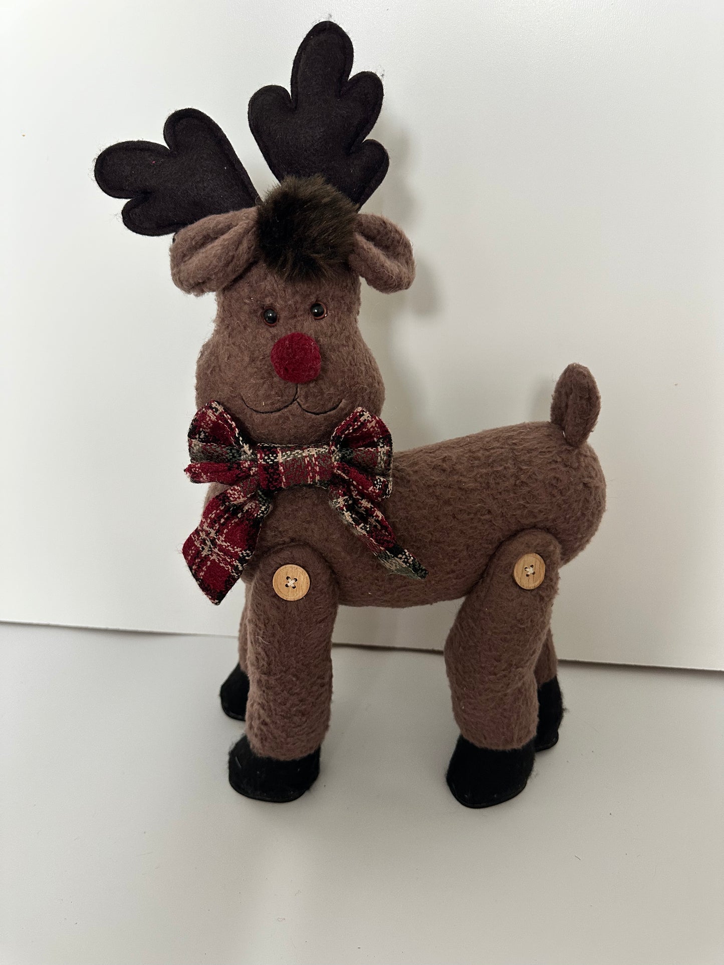 Jointed Plush Reindeer, Brown