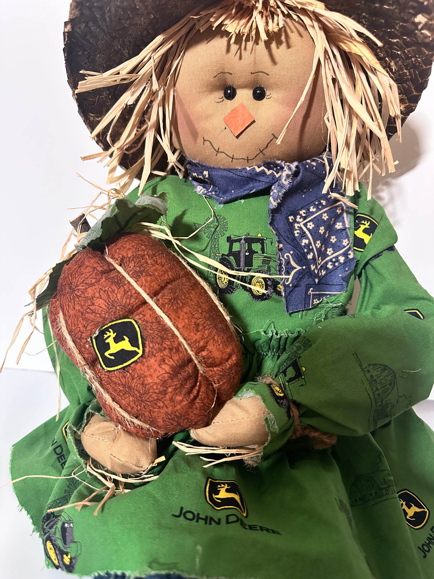 John Deere Scarecrow, Plush Doll, Girl