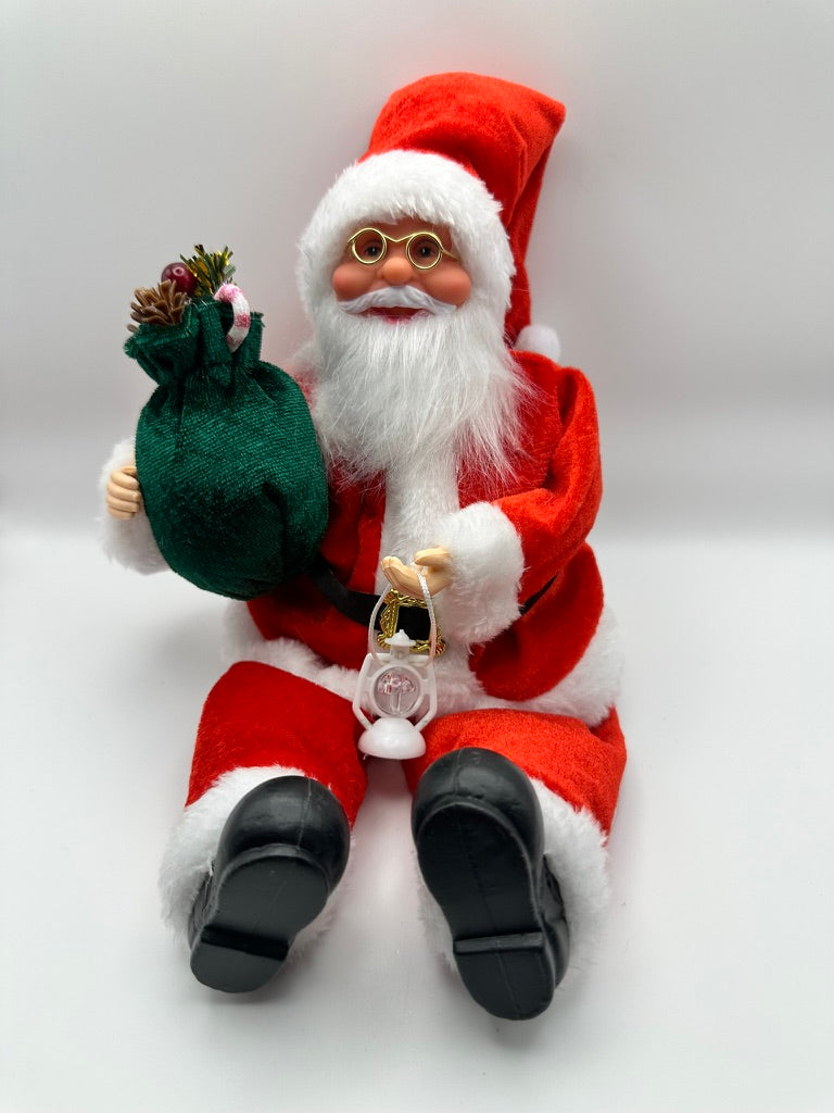 Santa with Green Bag