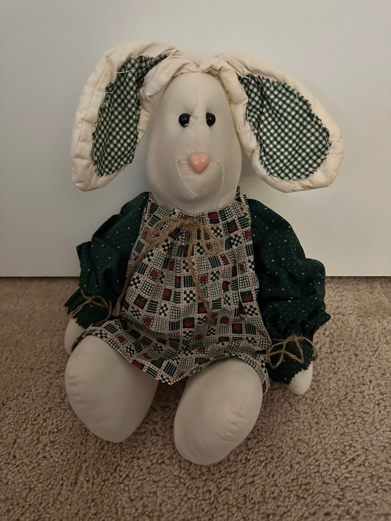 Handmade Folk Art Bunny Rabbit Doll