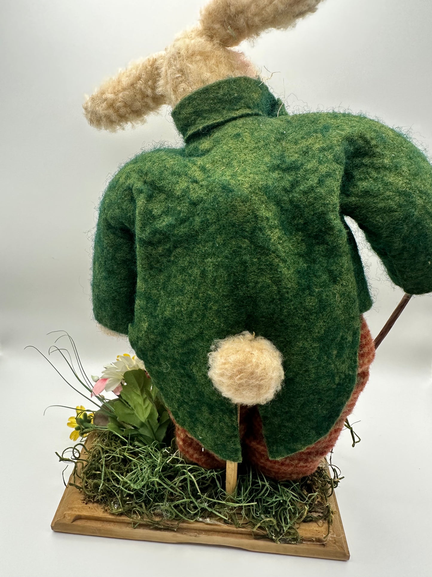 Handmade Folk Art Rabbit Display