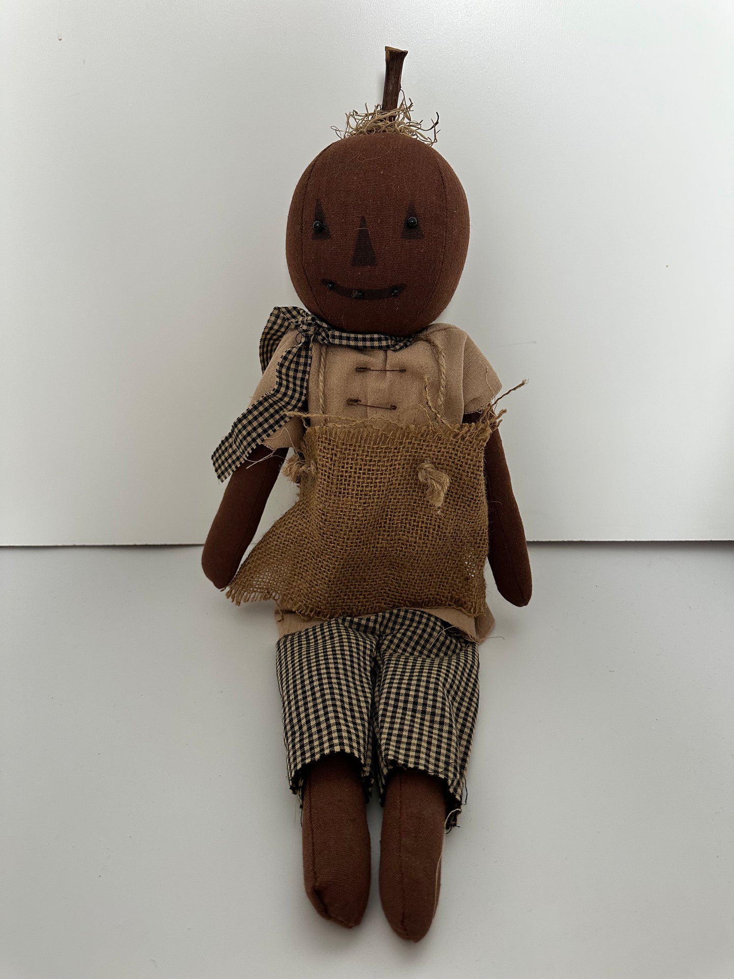 Primitive Pumpkin Girl Doll