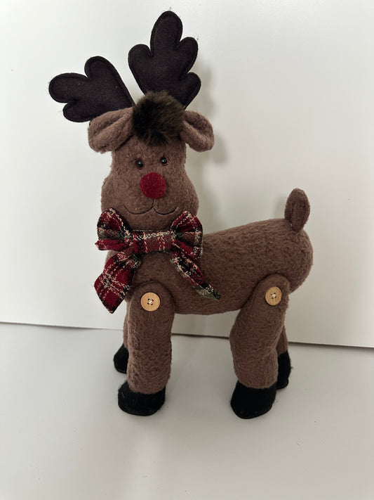 Jointed Plush Reindeer, Brown