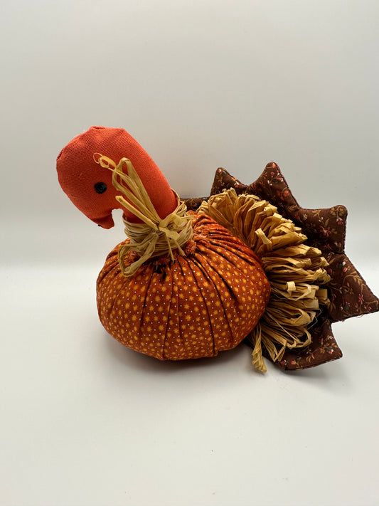 Handmade Fabric Plush Turkey
