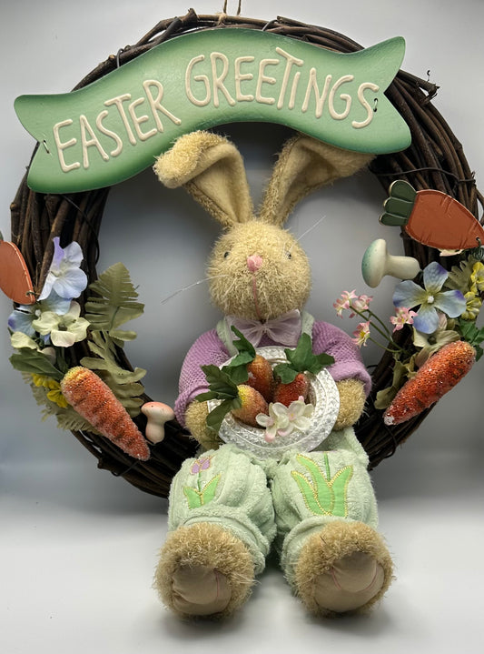 Easter Greetings Wreath