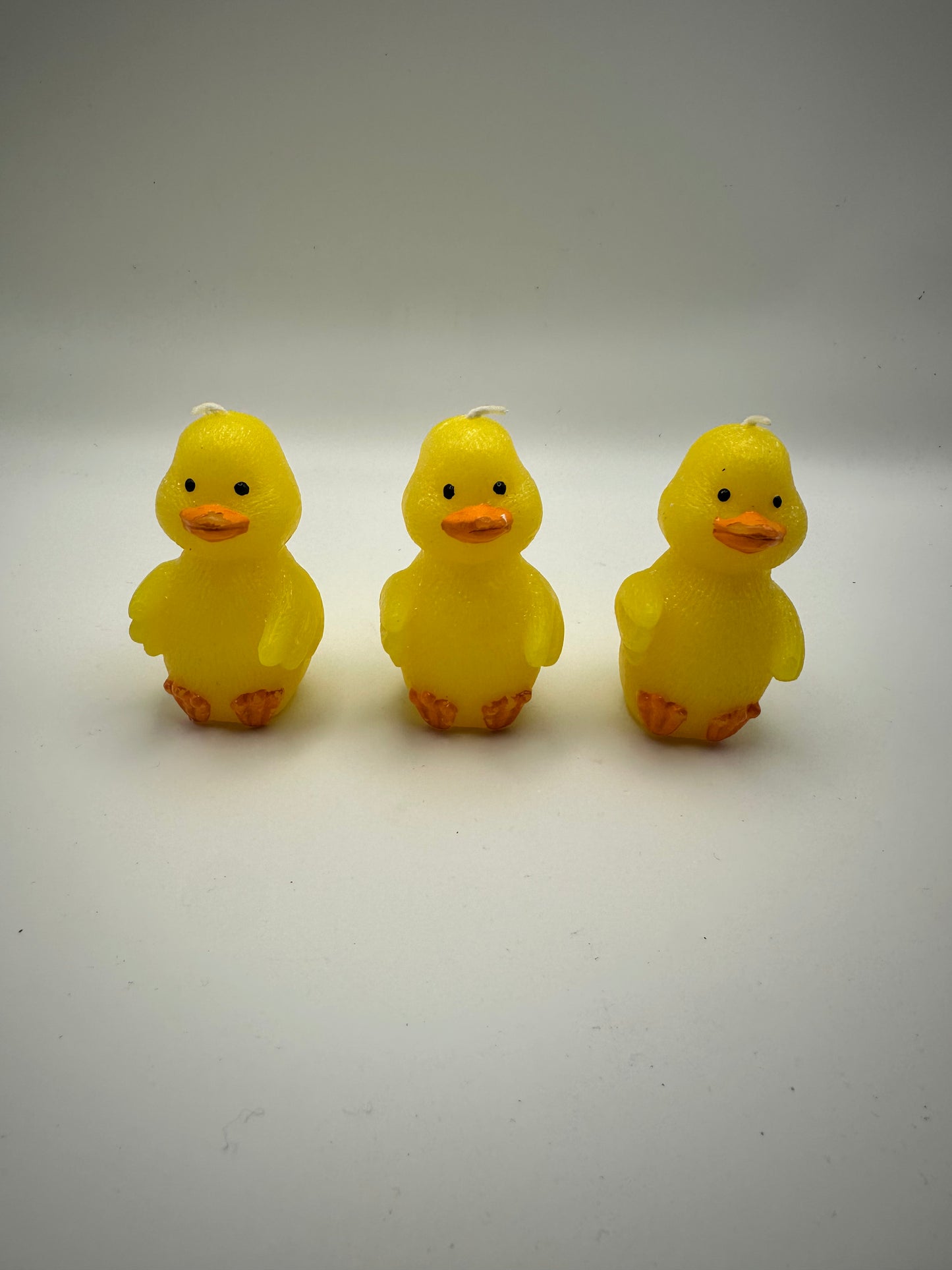 Yellow Duck Candle, Set of 3, Easter