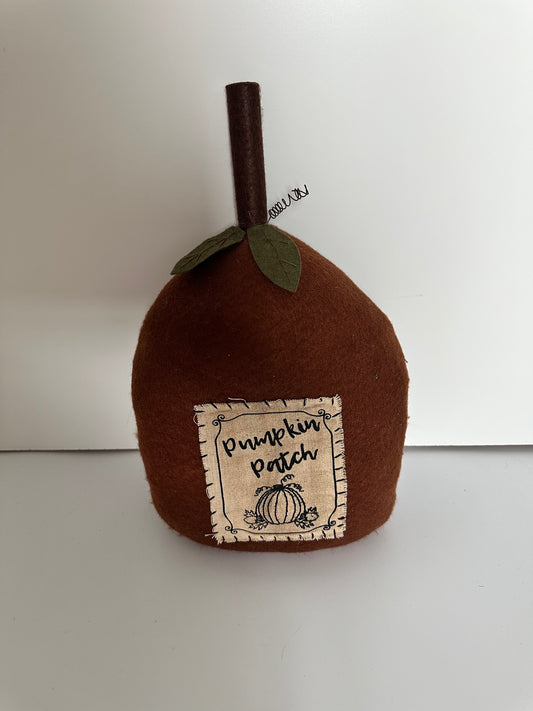 Handmade Felt Pumpkin Patch Decorative B ag