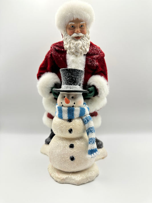 Santa with Snowman Figurine (2008)